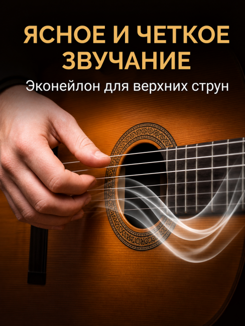 Струны для классических гитар C1 BN (Эконейлон, среднее натяжение)