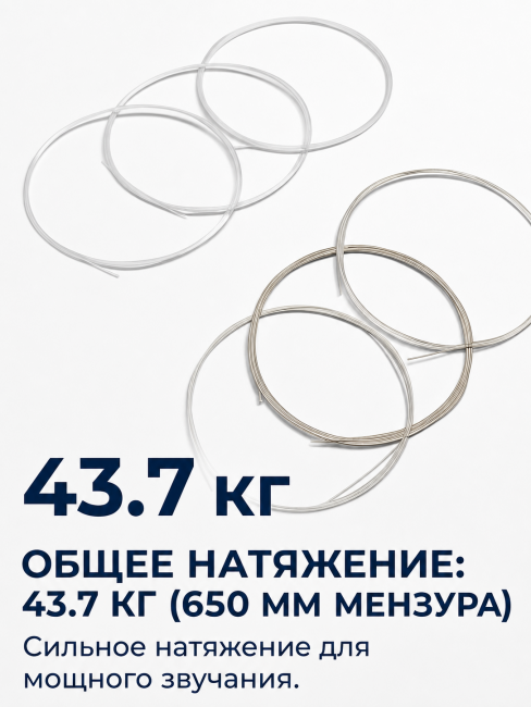 Струны для классических гитар C1 CH (Эконейлон, сильное натяжение)