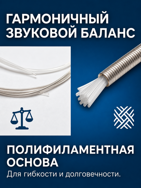 Струны для классических гитар C1 CH (Эконейлон, сильное натяжение)