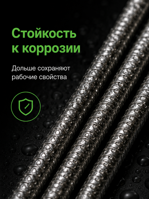 Струны для электрогитар SteelDrive SH CL (основа на гексагональном керне с нержавеющей сталью)