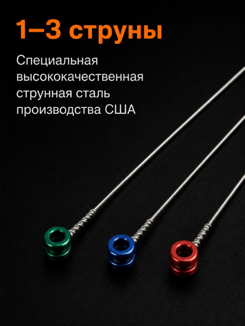 Струны для электрогитар SteelDrive SH M (основа на гексагональном керне с нержавеющей сталью) Струны для электрогитар SteelDrive SH M (основа на гексагональном керне с нержавеющей сталью)