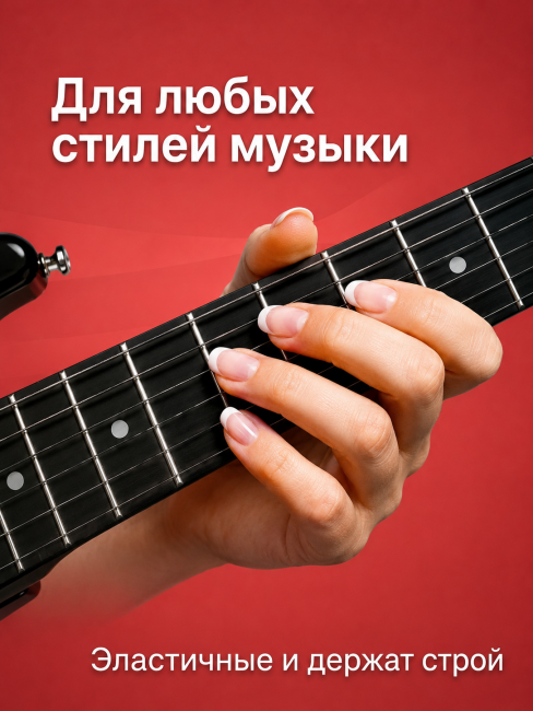 Струны для электрогитар HitDrive NH UL (основа на гексагональном керне с никелевым сплавом)