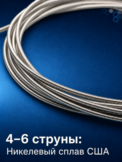 Струны для электрогитар HitDrive NH L (основа на гексагональном керне с никелевым сплавом) Струны для электрогитар HitDrive NH L (основа на гексагональном керне с никелевым сплавом)
