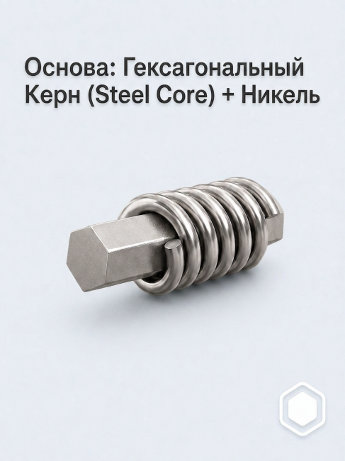 Струны для 7-ми струнных электрогитар HitDrive NH 7M (основа на гексагональном керне с никелевым сплавом)
