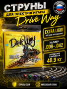 Струны для электрогитар DriveWay NR EL (основа круглый керн с никелевым сплавом)