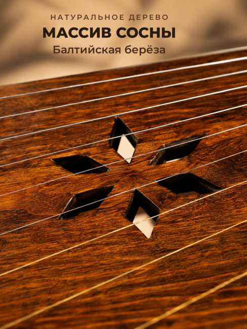 Гусли 12 струн, 2-х камерные
